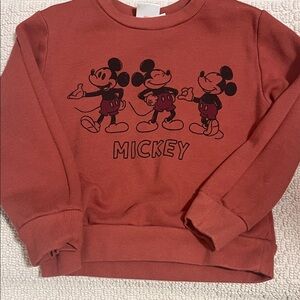 Mickey Mouse Rust Sweatshirt
